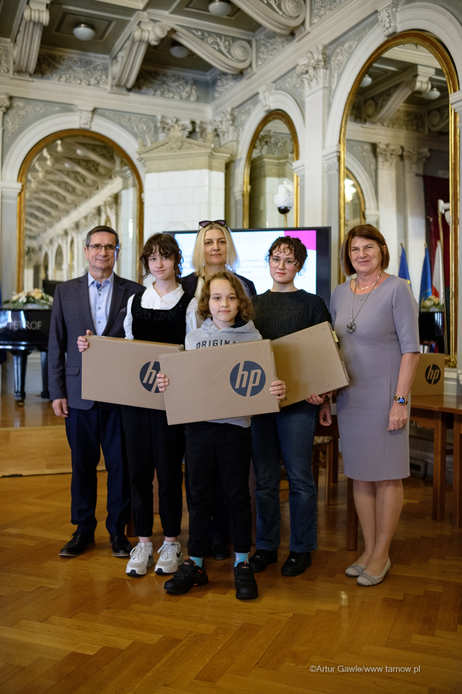 wręczenie laptopów